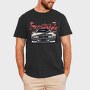 Futuristic Car Smoke, Tricou Barbati (Unisex)