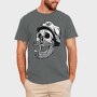 Marine Skull, Tricou Barbati (Unisex)