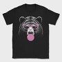 Bear Monochrome Bubblegum, Tricou Barbati (Unisex)