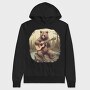 Bear Guitar Cottagecore, Hanorac Oversize Barbati (Unisex)