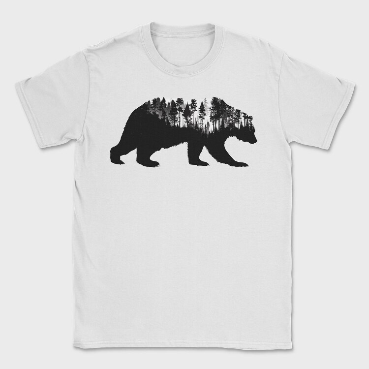 Bear Forest, Tricou Barbati (Unisex)