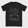 Bear Family Lines, Tricou Barbati (Unisex)