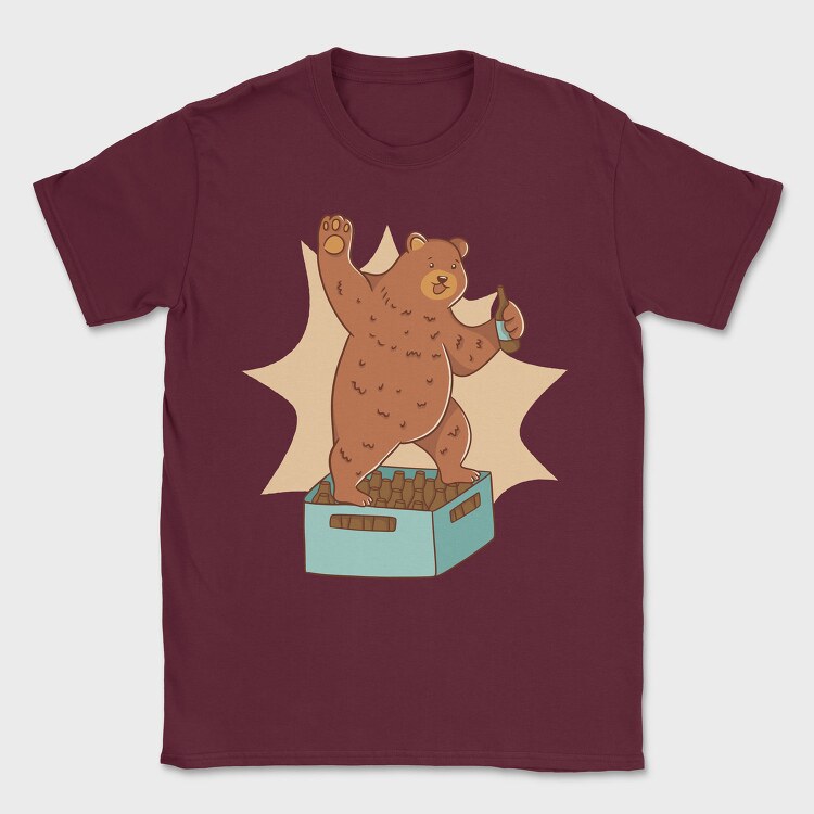 Bear Beer, Tricou Barbati (Unisex)