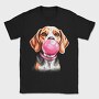 Beagle Bubblegum, Tricou Barbati (Unisex)