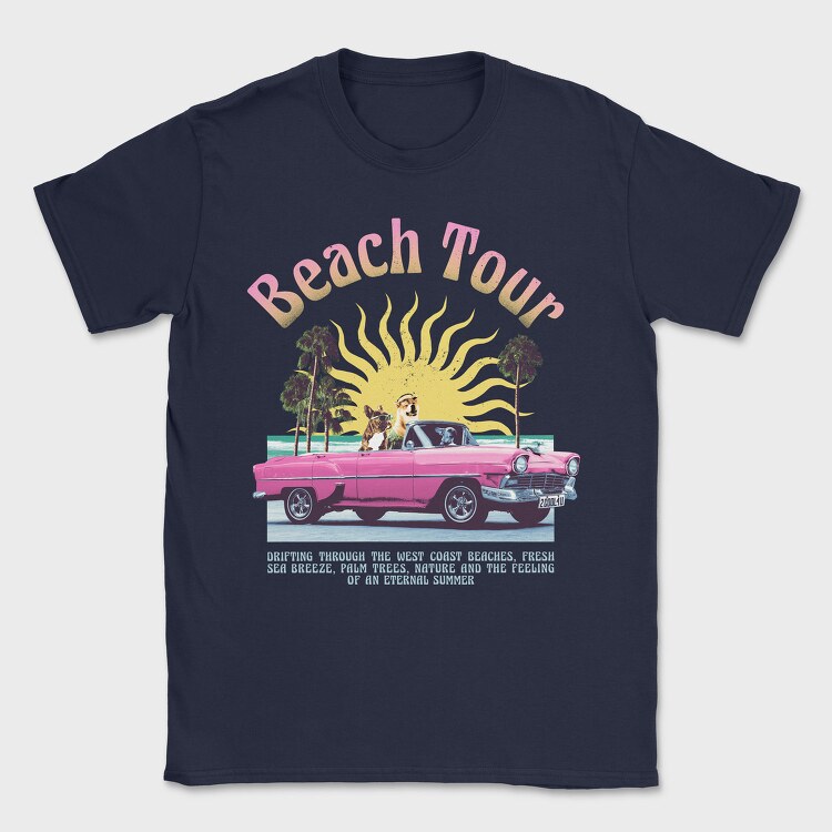 Beach Tour, Tricou Barbati (Unisex)