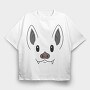 Bat Face, Tricou Oversize Barbati (Unisex)