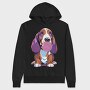 Bassethoundbubblegum, Hanorac Oversize Barbati (Unisex)