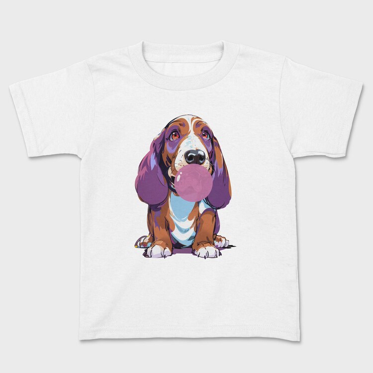 Bassethoundbubblegum, Tricou Copii