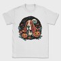 Basset Hound Halloween, Tricou Barbati (Unisex)