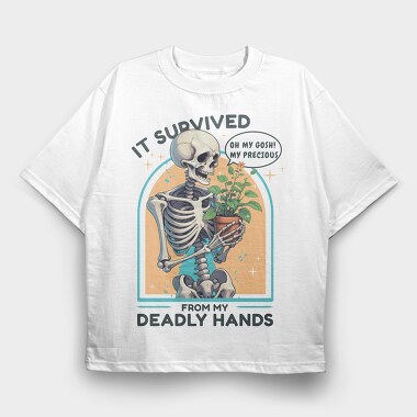 It Survived, Tricou Oversize Barbati (Unisex)