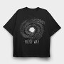 Milky Way White, Tricou Oversize Barbati (Unisex)