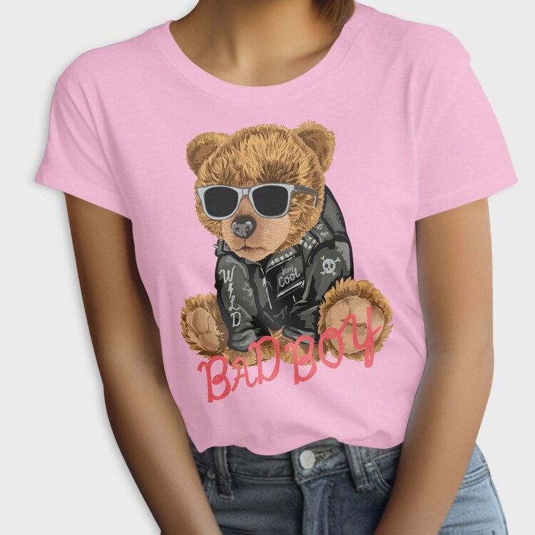 Bad Boy Teddy Bear, Tricou Femei