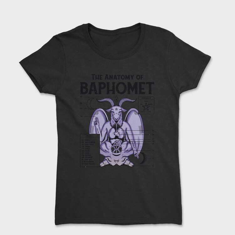 Baphomet Anatomy, Tricou Femei