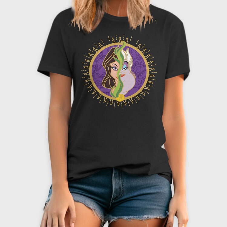 Villanas Disney Ursula B, Tricou Barbati (Unisex)