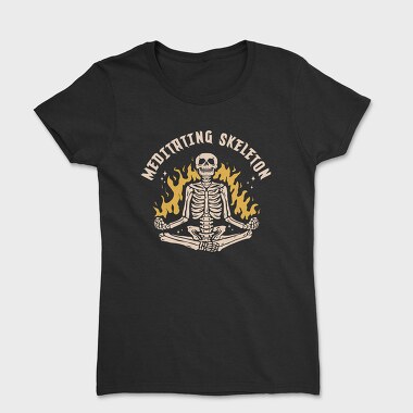 Meditating Skelleton, Tricou Femei