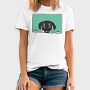 Peeking Dog, Tricou Barbati (Unisex)