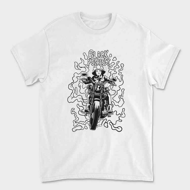 Biker Girl, Tricou Barbati (Unisex)