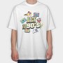 Back to 90 S, Tricou Oversize Barbati (Unisex)