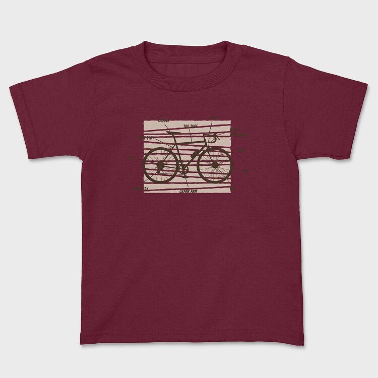 Bike Anatomy, Tricou Copii