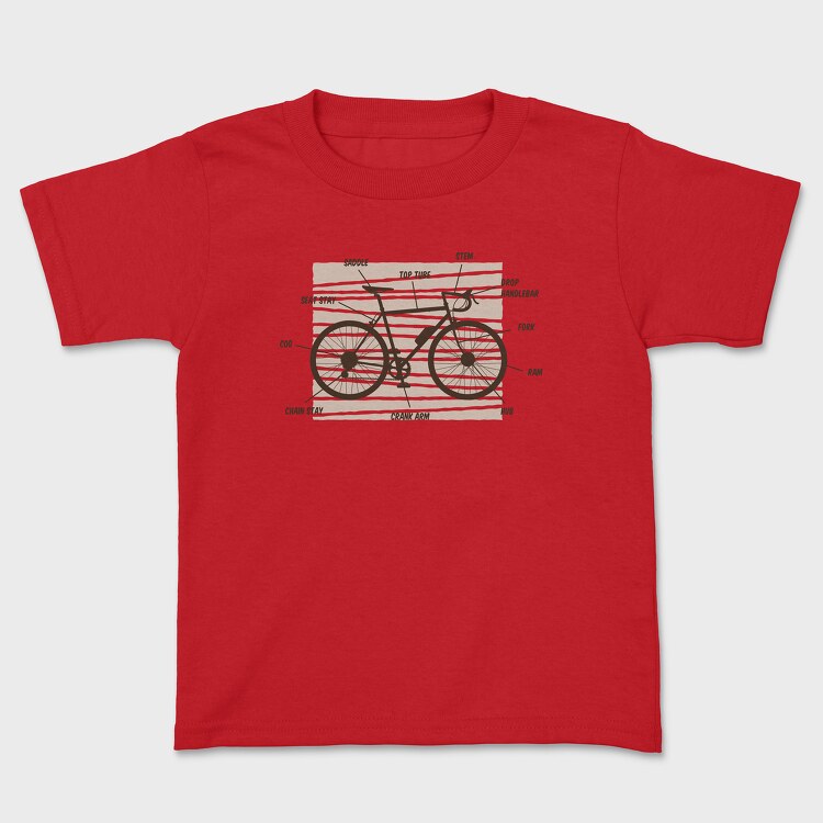 Bike Anatomy, Tricou Copii