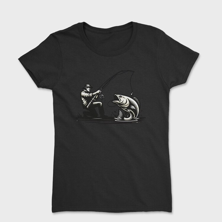 Man Fishing, Tricou Femei