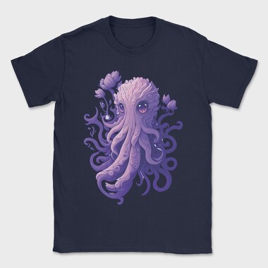 Purple Octopus, Tricou Barbati (Unisex)