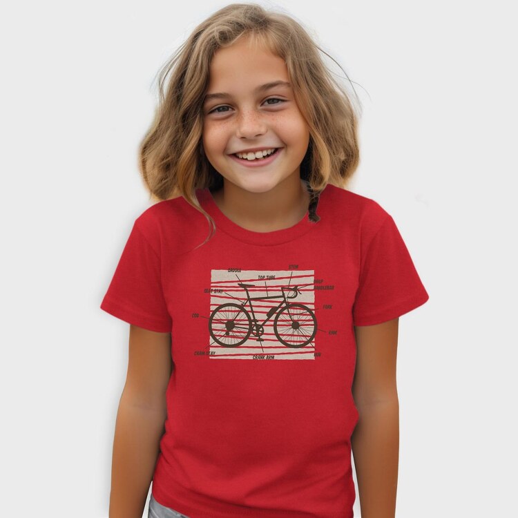 Bike Anatomy, Tricou Copii
