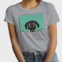 Peeking Dog, Tricou Femei