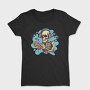 Creepy Skeleton Playing Videogames, Tricou Femei