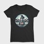 Cowgirl Riding Horse Scenic, Tricou Femei