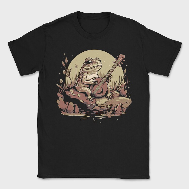 Banjo Frog Cottagecore, Tricou Barbati (Unisex)