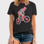 Colorful Cyclist, Tricou Barbati (Unisex)