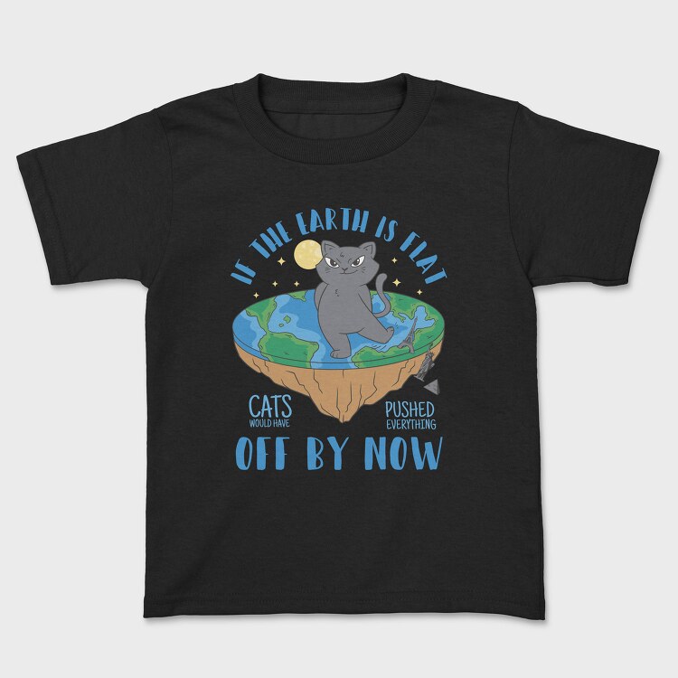 Bad Cat Flat Earth, Tricou Copii