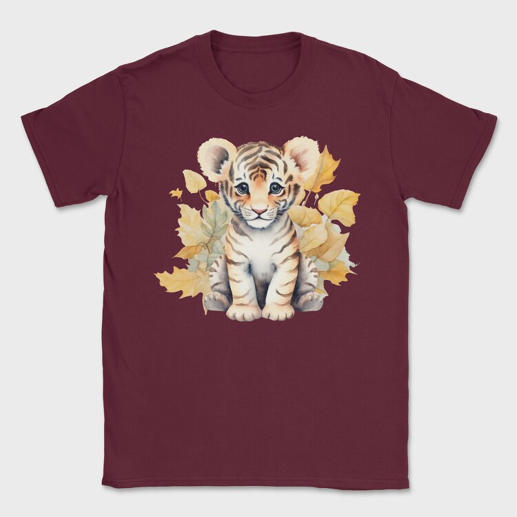 Baby Tiger, Tricou Barbati (Unisex)
