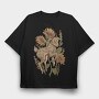 Baby Goat Sunflowers, Tricou Oversize Barbati (Unisex)