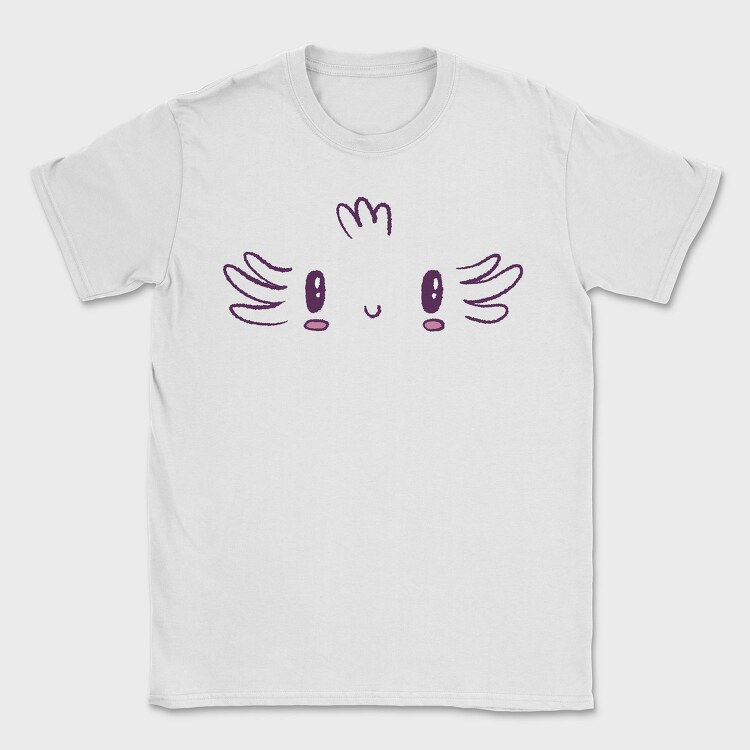 Axolotl Face, Tricou Barbati (Unisex)