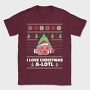 Axolotl Christmas, Tricou Barbati (Unisex)