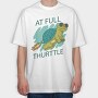 At Full Thurttle, Tricou Oversize Barbati (Unisex)