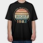 Awesome Since August, Tricou Oversize Barbati (Unisex)