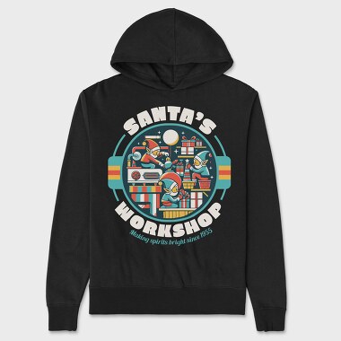 Santas Workshop, Hanorac Oversize Barbati (Unisex)