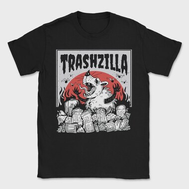Trashzilla, Tricou Barbati (Unisex)
