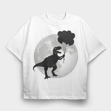 Trex Balloons, Tricou Oversize Barbati (Unisex)