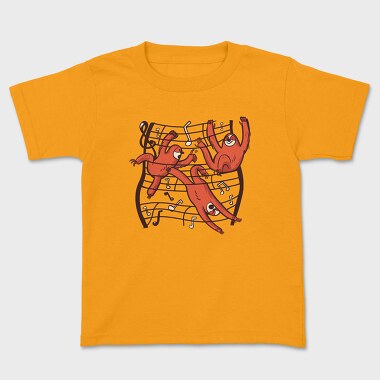 Sheetmusic Sloths, Tricou Copii