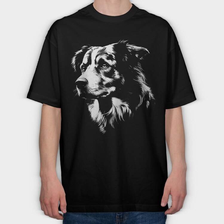 Australian Dog, Tricou Oversize Barbati (Unisex)