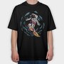 Astronaut Surf space, Tricou Oversize Barbati (Unisex)