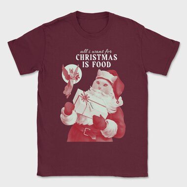 Xmas Cat, Tricou Barbati (Unisex)