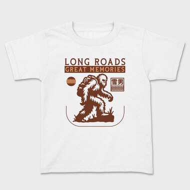Yeti Long Roads, Tricou Copii
