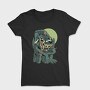 Wolf Moon Cartoon, Tricou Femei