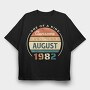 Awesome Since August, Tricou Oversize Barbati (Unisex)