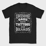 Awesome Dads Tattoos, Tricou Barbati (Unisex)